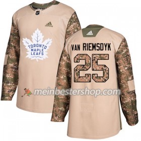 Toronto Maple Leafs James Van Riemsdyk 25 Adidas 2017-2018 Camo Veterans Day Practice Trikot Authentic - Herren